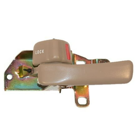 Left Driver Rear Door - 1992-1996 Toyota Camry Beige Tan Front or Rear Inside Inner Interior Door Handle Left Driver Side (1992 92 1993 93 1994 94 1995 95 1996 96) By Aftermarket Auto Parts