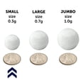 thumbnail image 4 of Bolas de algodón DecorRack 3000 Mini 100% algodón natural (3000), 4 of 9