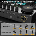 thumbnail image 2 of Mezcladora Bloosom  Interfaz De Audio Podcast Stream Negro, 2 of 4