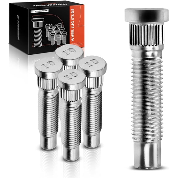 A-Premium M12-1.50 Wheel Studs Compatible with Chevrolet Malibu Cruze Orlando Sonic Spark Trax Volt Cadillac ATS ELR Buick LaCrosse Hummer H3 5-PC Set