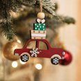 thumbnail image 6 of Qjidjing Christmas Wooden Car Craft Accessory Decorations for Christmas Tree Ornaments, Car Interior, Indoor Home Party, 6 of 6