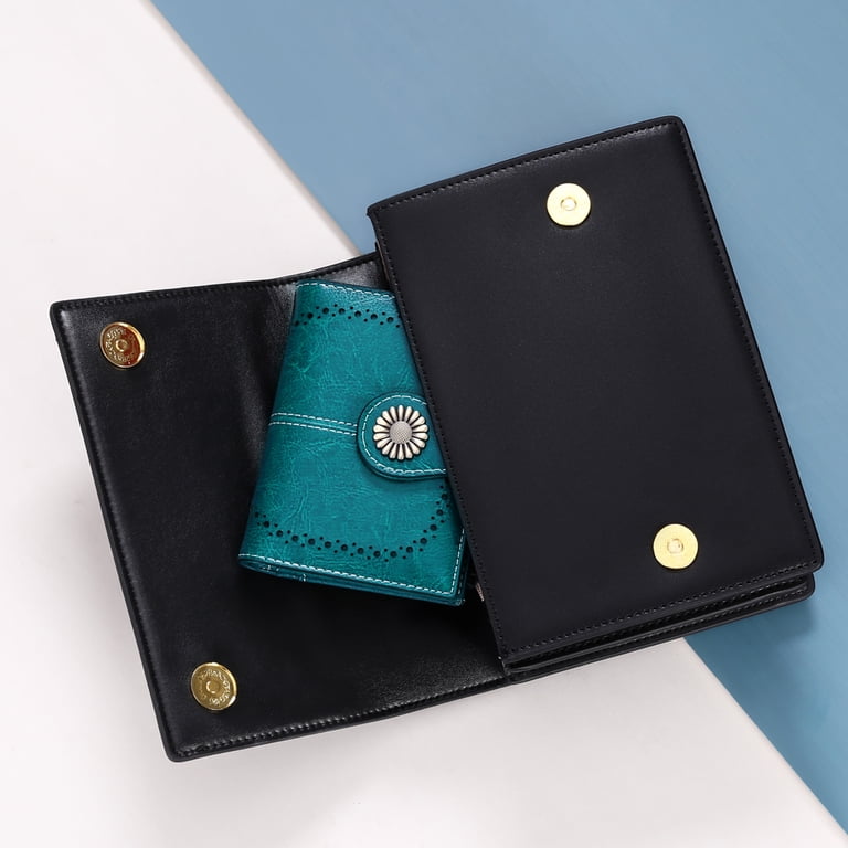Sendefn Small Genuine Leather Bifold Wallet, RFID Blocking photo 6