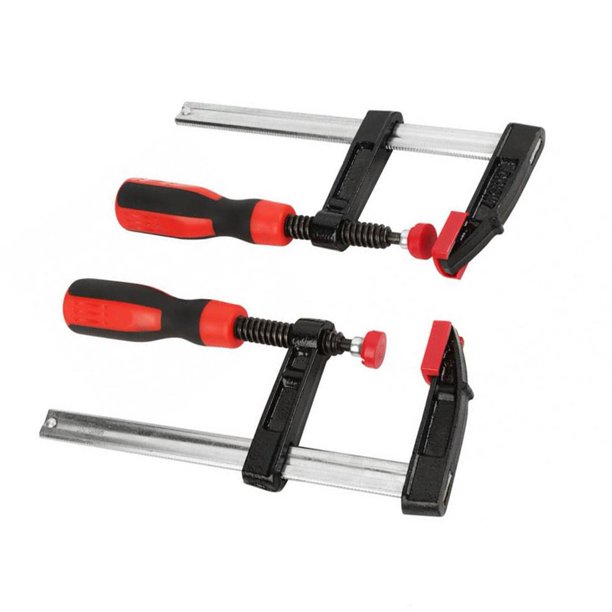 Abrazaderas F De Alta Resistencia 4 Piezas Clips De Barra De Abrazadera F Para Carpintería Herramienta Manual De Deslizamiento Rápido Resistente A La Corrosión, Hecha De Acero