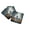 Alaskan Malamute 2007, variant on Shih Tzu Spooky Halloween Foam Coaster Set of 4 3.5 in x 3.5 in