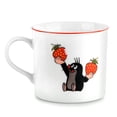 thumbnail image 4 of 7.6 fl oz (225 ml) Porcelain Kids Plates and Mug Set Kid's Porcelain Dinnerware Set of 3 Tableware Set for Kids Deep Plate Flat Plate and Kid's Mug (Mole), 4 of 7