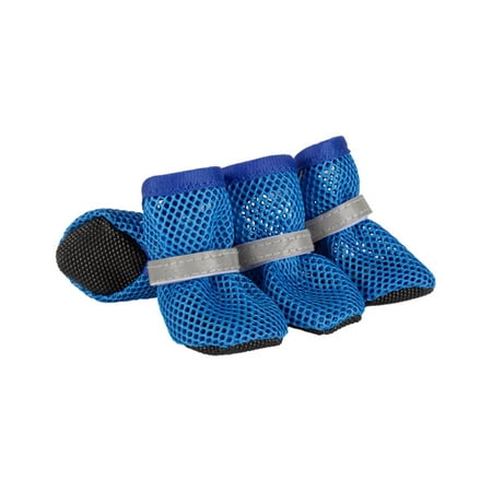 4pc  Dog Shoes Non-slip Breathable Wear-resistant Dog Boots Suitable for Small Medium Sized Pets Puppy Protective Footwear.