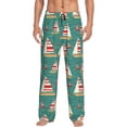 thumbnail image 2 of Lsque Yachts And Buoys Print Men's Pajama Pants, Lounge Pant - Comfortable Home Wear,Elastic Waistband, Stylish Design-Large, 2 of 9