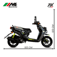 thumbnail image 5 of Motocicleta Automática MB Motos RX 175cc Amarillo 2025, 5 of 5