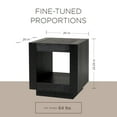 thumbnail image 2 of Maven Lane Artemis Table d'Appoint Contemporain en Bois avec Finition Noire Raffinée, 2 of 6