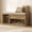 Brown, variant on SICOTAS 43.3"W Large Shoe Storage Bench with Removable Cushion, Drawer & Tall Boots Shelf, 2-Tier Modern Farmhouse Shoe Rack Bench for Entryway, Living Room, Bedroom, 300 lb Capacity, Brown