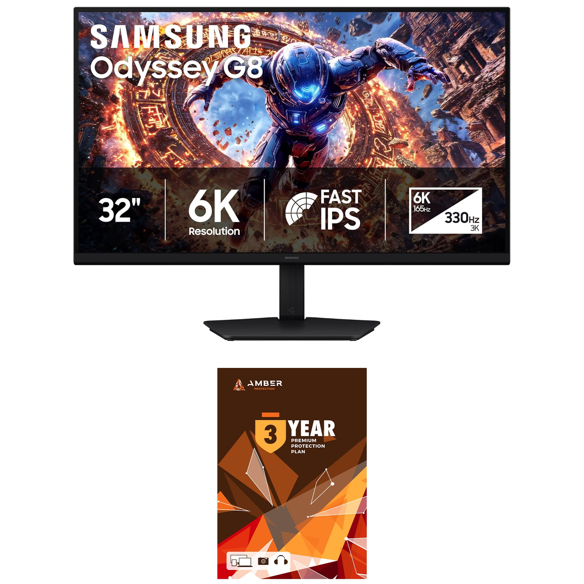 Samsung LS32HG802ESXZA Gaming Monitor with 3 Year Amber Protection (2026)