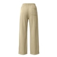 thumbnail image 4 of JGGSPWM Womens Sweatpants Baggy Lounge Pants with Pockets, Elastic Waist Oversized Track Joggers, Soft Casual Trousers for Trendy Outfits Yellow M, 4 of 6