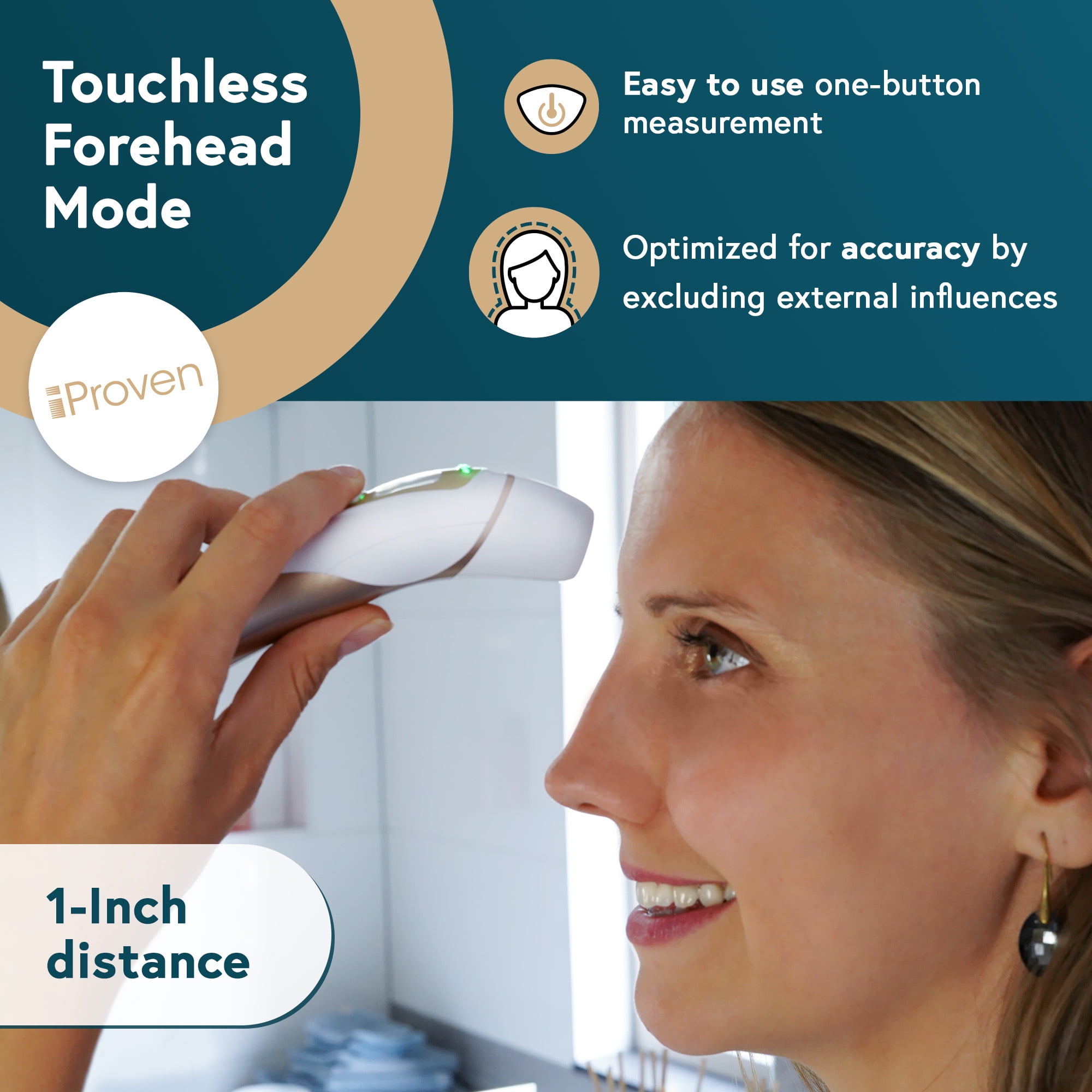 iProven DMT-489 Ear and Forehead Thermometer