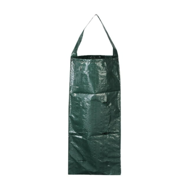Bolsa para cultivar fresas Bolsa para plantar fresas Bolsa para macetas plegable para colgar Versátil para cultivar tomates y verduras en el jardín