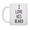 thumbnail image 2 of ThisWear Funny Workout Mug for Men I Love His Beard Funny Gag Mug for Men Who Have Everything Mug Coffee Mug, 2 of 4