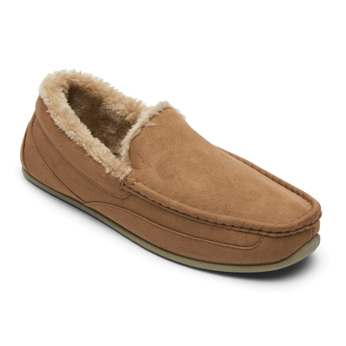Lamo Harrison Men\'s slippers tan suede leather size 9 or women 9.5 Lamo Brett Moc Men main image 3