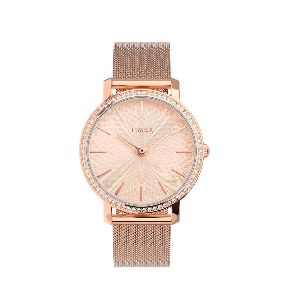 Beautiful Timex Rose Gold Sparkle Watch. New in Box with tags. Review Of The Timex T80 X Judith Leiber Watch main image 3