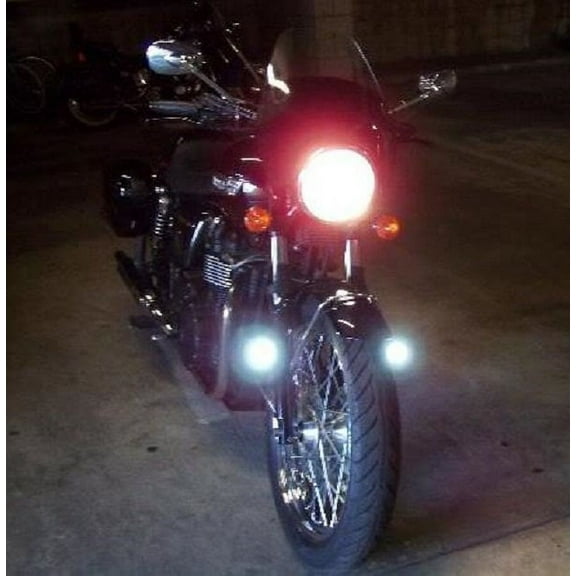 For Triumph Bonneville 6000K LED Auxiliary Lamps High Output Lights Kit