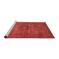 thumbnail image 2 of Ahgly Company Machine Washable Indoor Rectangle Abstract Red Modern Area Rugs, 8' x 10', 2 of 4