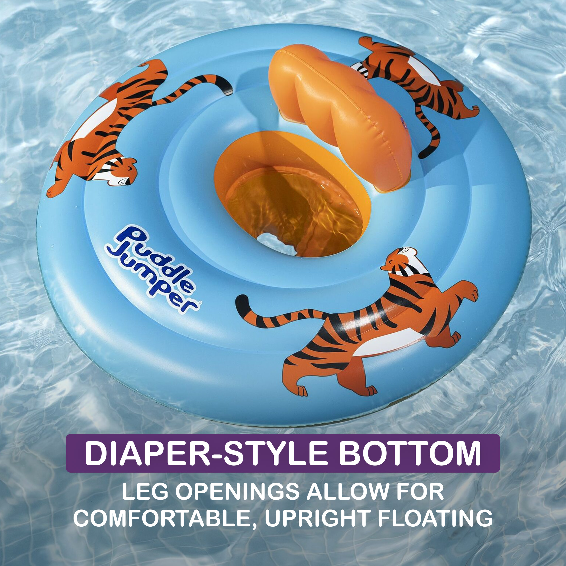 Puddle Jumper WonderSplash Round 3-Ring Baby Boat Float photo 6