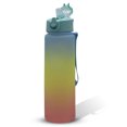 thumbnail image 3 of Soidarity Colador de botella de agua para hacer ejercicio con gradiente de 1L, soporte de vaso de plástico a prueba de fugas de gran capacidad para viajes Ropa Deportiva, Zapatos No.02 Soidarity OD002189-02, 3 of 6