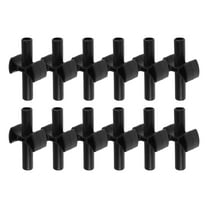 CIMAXIC 12Pcs Cross Shaped Trampoline Pole Gap Spacers Abs Material for Enhanced Stability and Safety Outdoor Use