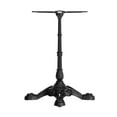 thumbnail image 6 of Flash Furniture 22.75" x 22.75" Black Cast Iron Table Base, Weather and UV Resistant Commercial Grade Base, Fits up to 30 inch Round or Square Tabletops, 6 of 9