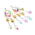 thumbnail image 3 of Bird Bells Toy, Climbing Safe Bite Resistance  Style Clear Sound Hanging  Bell Toy  For Conures For Budgie, 3 of 8