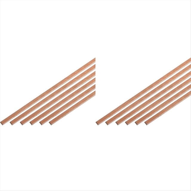12 Varillas de Cobre para Soldadura Fuerte, Varilla de Soldadura de Baja Temperatura para Reparación de Cobre, Refrigeradores HVAC de 25 cm.