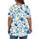 thumbnail image 4 of Camisas de Manga Larga para las Mujeres Cuello Redondo Impreso de Ajuste Suelto, Top de Moda de Verano Sexy para el Uso Diario, 4 of 6