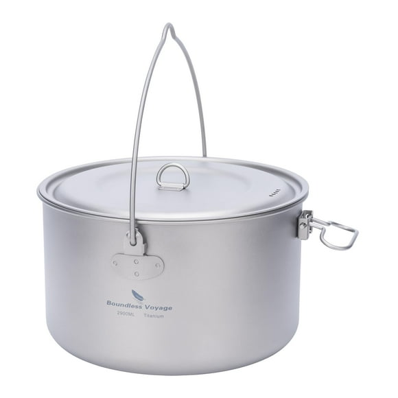 Olla de Cocina Boundless Voyage de Titanio 2,9L para Camping