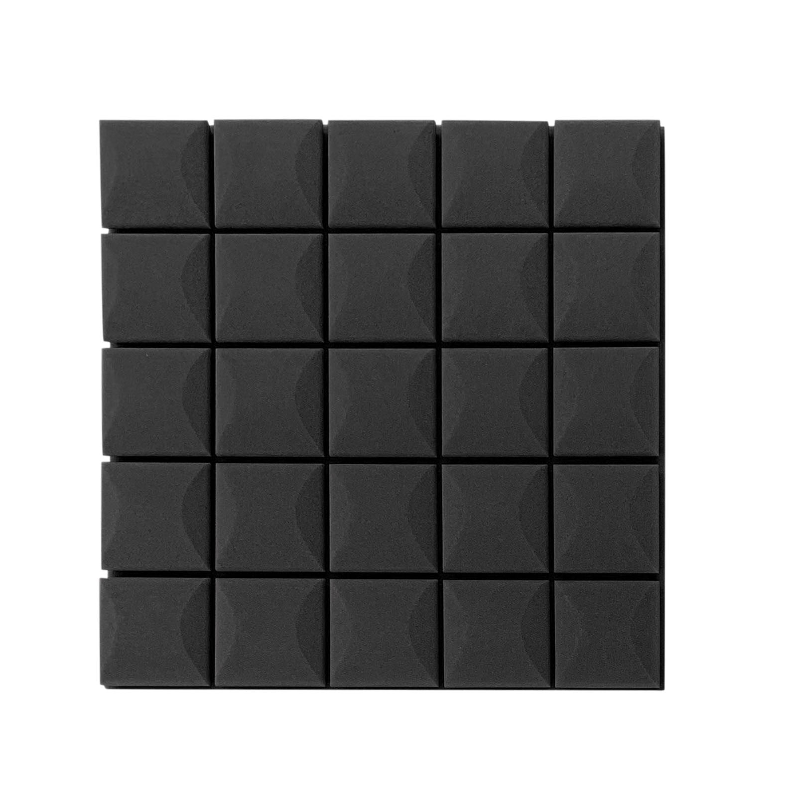 Viflosae Window Clings Window Cling Acoustic Foam Panels 4 Pack Sound Absorption Sponge Tiles for Studio Home Office