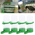thumbnail image 1 of 12*4*1.3cm Parrot Drinker Automatic Bird Feeder Plastic Parrot Feeder For Feeding Large Birds, 140ML 4pcs, 1 of 5