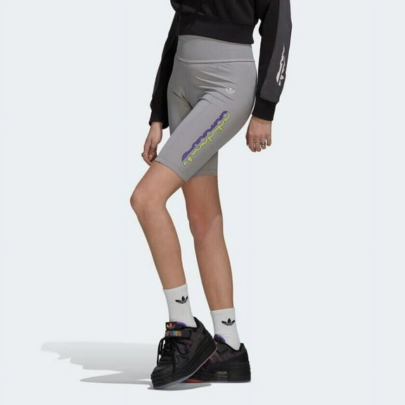 Adidas Originals Women's Short Leggings HF2142 Mgh Solid Grey