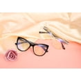 thumbnail image 3 of FEISEDY Trendy Cateye TR90 Blue Light Blocking Spring Hinges Computer Glasses Women B2676, 3 of 6