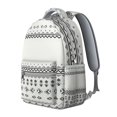 thumbnail image 2 of "Boho Student Backpack – Vintage Floral & Tribal Design, 17 Inch Laptop Pocket, Large Capacity for Books, Notebooks & Essentials", 2 of 6
