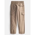 thumbnail image 2 of Wonder Nation Boys' Pique Cargo Jogger Pants, Sizes 4-18 & Husky, 2 of 3