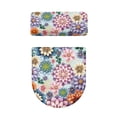 thumbnail image 5 of HELLHERO Cozy for Indoor Home, Elastic Edge Elastic Fabric Toilet Lid Dust Cover Set, Elastic Bottom, Stretch, 2 Pack, 5 of 8