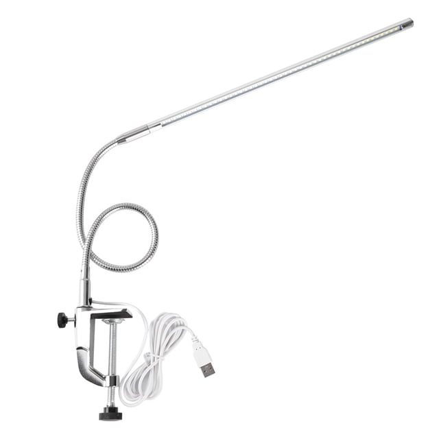 Alupre USB LED lámpara de Escritorio Ajustable Clip lámparas de Mesa for manicura Light Reading Tatuaje