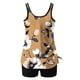 thumbnail image 5 of Trajes de baño tankini para mujer Trajes de baño de dos piezas con espalda de tiras y estampado conservador para mujer Traje de baño de dos piezas para mujer, 5 of 5