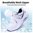 thumbnail image 5 of AHUSIR Women's Walking Shoes with Arch Support Plantar Fasciitis Relief Athletic Tennis Sneakers for Gym Workout Exercise US 5.5-11, 5 of 10