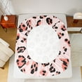 thumbnail image 5 of Castle Fairy Animal Leopard Print 4 Pieces Queen Sheet Sets for Adults Female Women,Dreamy Princess Ultra Soft Flat Sheet,Old Fashion Wildlife Cheetah Print Queen Fitted Sheet,Breathable Home Decor, 5 of 7
