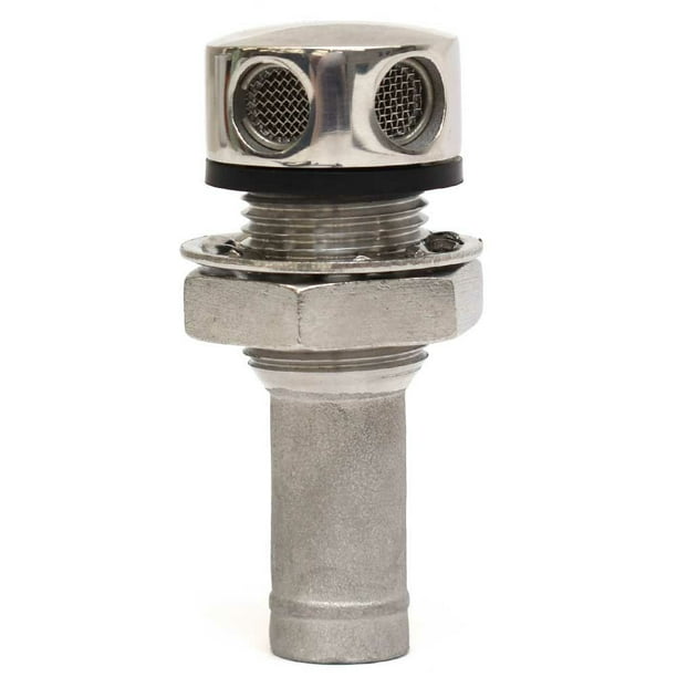 Avalon Pontoon Boat Livewell Drain Thru Hull 127097 Polished