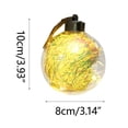 thumbnail image 3 of Navidad LED Bola de Navidad transparente Árbol de Navidad Colgante que brilla intensamente Wmkox8yii fhajkh2083, 3 of 3