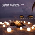 thumbnail image 2 of F-loating Pool Lights Inflatable 2PCS Solar & USB Powered 14'' L ED Balls Waterproof L ED Glow Globe Stable Color & Color Changing Night Mood Light Bright Colorful Light for Garden Backyard, 2 of 8