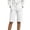 White #4, variant on Dresfit Cargo Shorts Women Baggy Knee Length Bermuda Shorts 2026 Summer Lightweight Stretch Work Short Pants Wide Leg Elastic Waist Carpenter Shorts L