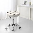thumbnail image 7 of Fotbe Maple plaid Stool Covers Round,Waterproof Round Bar Stool Covers Bar Chair Covers Washable Stool Cushion Slipcover for 12-14 Inch Chair-12 inch, 7 of 7