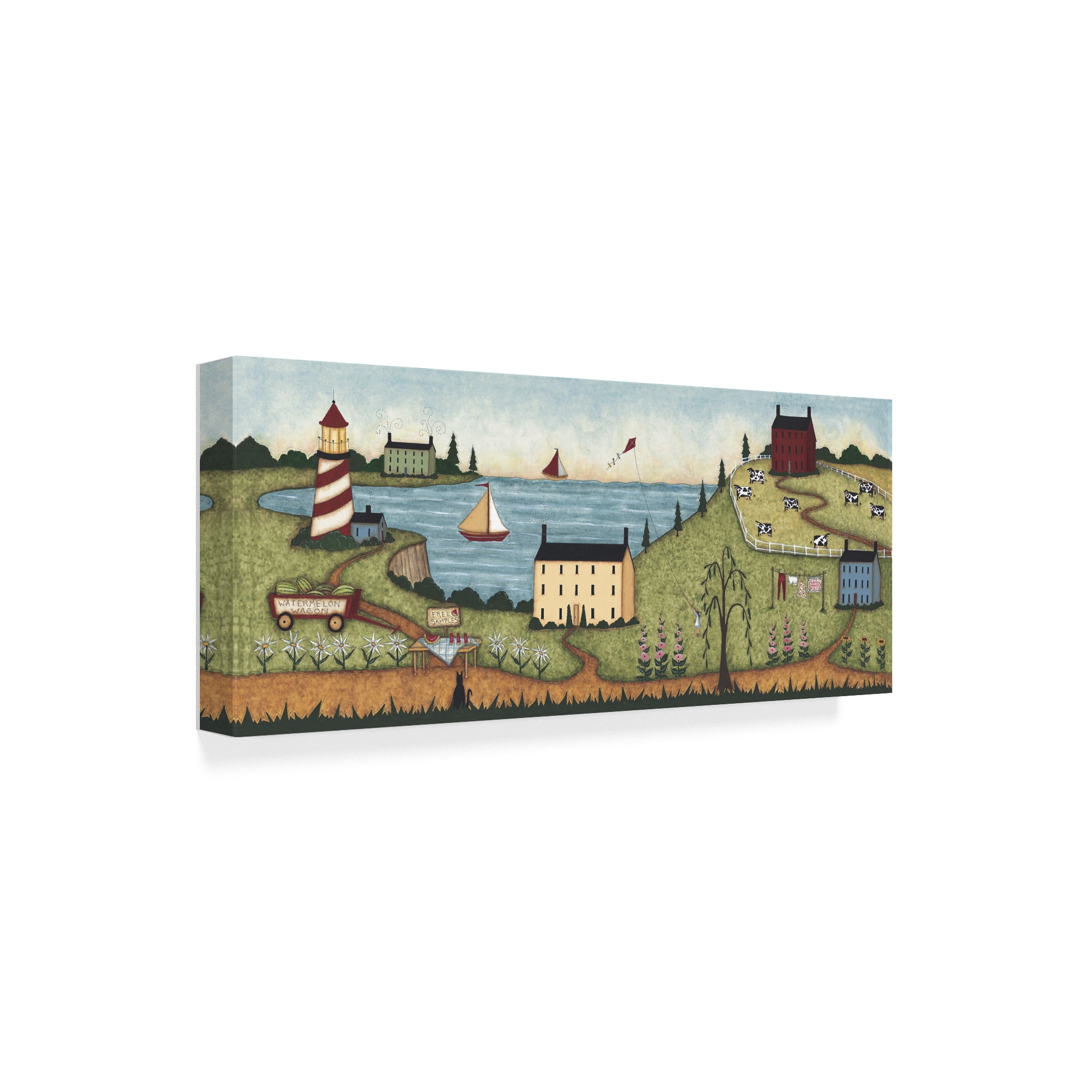 Trademark Fine Art 'The Edge Of Town' Canvas Art by Robin Betterley
