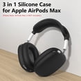 thumbnail image 2 of Funda de silicona para auriculares AirPods Max MINDRESY, color negro, 2 of 7