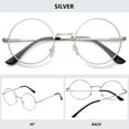 thumbnail image 3 of MAGIMODAC Retro Round Metal Reading Glasses Eyeglasses Eyewear Readers (4 Pcs Multicolor Reading Glasses, +1.0), 3 of 7